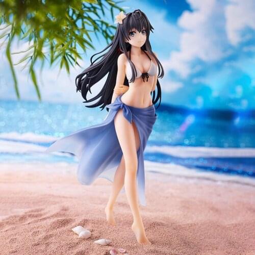 Anime My Teen Romantic Comedy SNAFU Action Figure Swimwear Yukinoshita Yukino Anime Figure Sexy Girls PVC Model Doll Collection