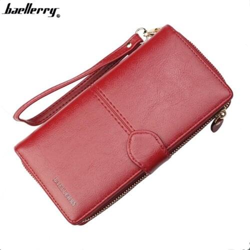 Baellerry Brand Leather Wallet Women Coin Purse Wallet Long Female Clutch Bag Card Holder Multifunction Lady Carteira Feminina