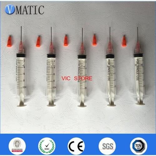 Free Shipping Recommendation Non Sterilized 5 Sets 1 Inch 20G Dispenser Needles With Dispensing Syringe