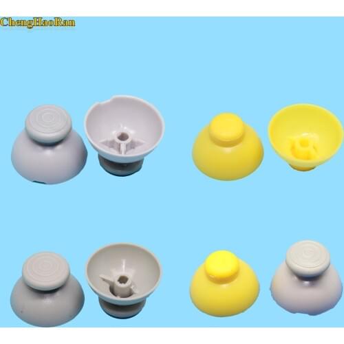 ChengHaoRan 100pcs wholesale For Gamecube Analog Joystick controller Button Grip Stick Cap For NGC Controller accessories