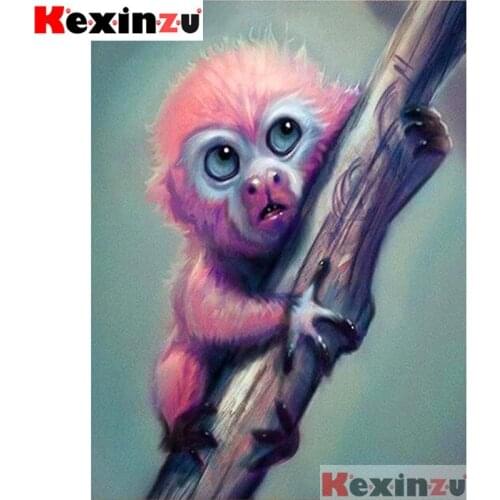 Full Square/Round 5d Diamond Painting-Red monkey-3d Embroidery Cross Stitch Mosaic Full Picture Of Rhinestone Decor Y355389