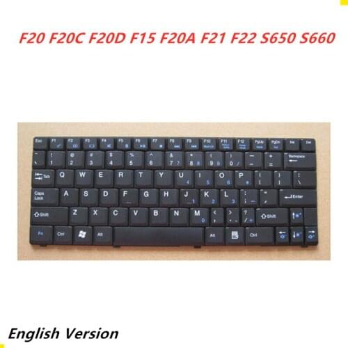 Laptop English Keyboard For LENOVO F20 F20C F20D F15 F20A F21 F22 S650 S660 Notebook Replacement layout Keyboard
