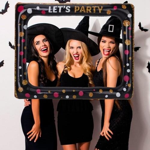 Inflatable Selfie Frame Party Picture Frame Funny Party Decoration Photo Booth Props For Carnival Wedding Christmas
