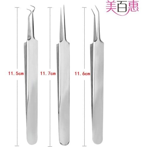 Stainless Steel Remove Splinter Acne Clip Cells Clip Needle Squeeze Acne Remove Blackhead Tweezers