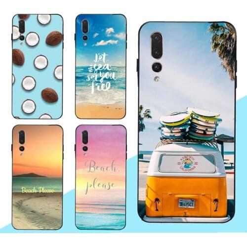 Beach Summer Case for Huawei Honor 20 9 10 Lite 10i 7A Pro 7C 8A 8C 8S 8X 9X Y7 Y9 Y6 2019 Nova 5T