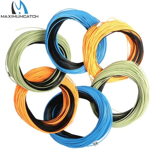 Maximumcatch Weight Forward Floating Fly Fishing line With Sinking Tip 100FT Multy Size To Choose Fly Line