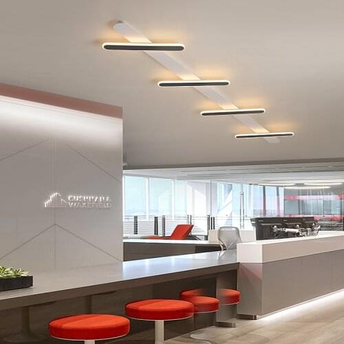 Simple Led ceiling light with Remote for Office room Living room Home Background Aisle Cloakroom Balcony Fixture 110-240 Dimming