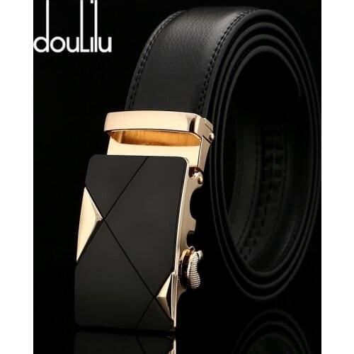 Belts For Men Fashion Designers Automatic Buckle Genuine Leather Luxury Brand Strap Business Mens High Quality Jeans Cow Belt