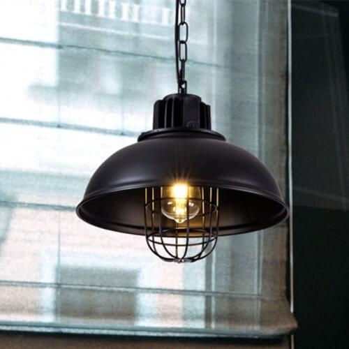 Retro industrial style wrought iron pendant lamp American cafe restaurant creative pot pendant lights bar led lamp LB12418