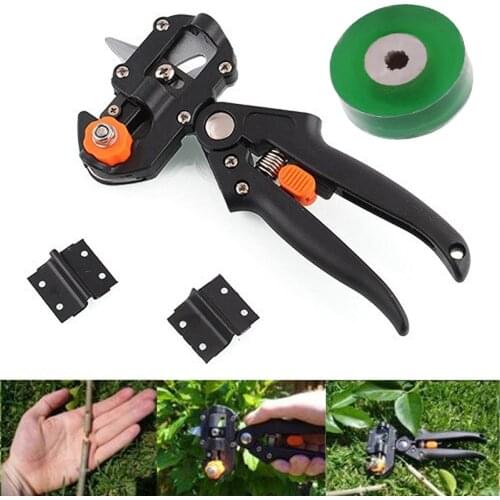 Garden Tools Grafting Pruner Chopper Vaccination Cutting Tree Gardening Tool Set Plant Shears Scissor +Grafting Tape