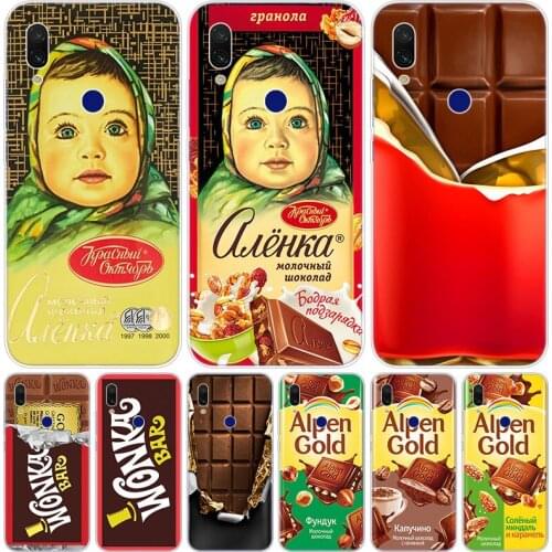 Alenka bar wonka chocolate Silicone Case for Xiaomi Redmi K20 5X 6X Play A1 A2 8 Lite 7A 6A S2 Y2 Y3 Note 4 4X 5 6 7 Pro F1