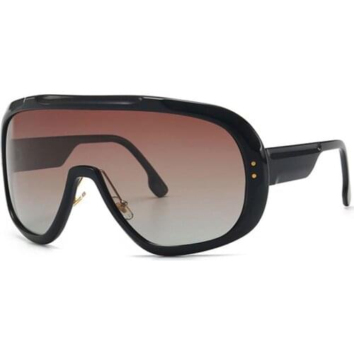 Oversized One Lens Goggle Sunglasses Men Women Fashion Shades UV400 Vintage Glasses