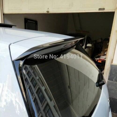 MONTFORD For Volkswagen Golf6 MK7 2014 2015 2016 2017 Carbon Fiber Rear Roof Spoiler Tail Boot Lip Trunk Wing Car Accessories