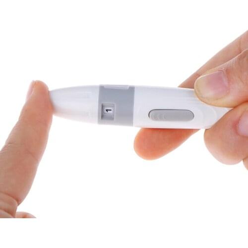 For Diabetics Blood Collect 5 Adjustable Depth Blood Sampling Glucose Test Pen 1PCS Pen Lancing Device