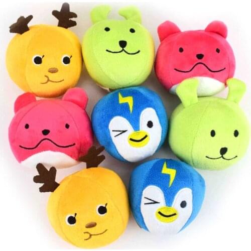 Pet supplies pet dog plush round vocal toys bite-resistant plush toys,Q164