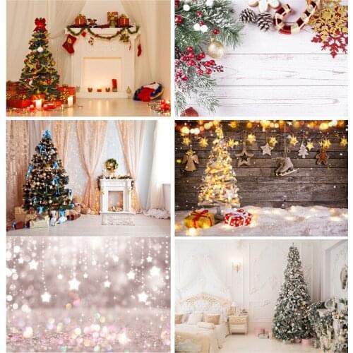 SHENGYONGBAO Vinyl Custom Photography Backdrops Christmas day Theme Photography Background DST-1102