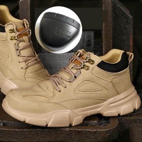 Winter Shoes Work Safety Boots Men Steel Toe Cap Safety Shoes Men Work Sneakers Indestructible Work Shoes Men Boots Male Shoes
