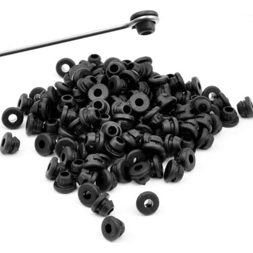 Tattoo Grommets 300Pcs Tattoo Rubber Grommets Soft Silicone Tattoo Needle Grommets Nipples for Tattoo Machine Needles