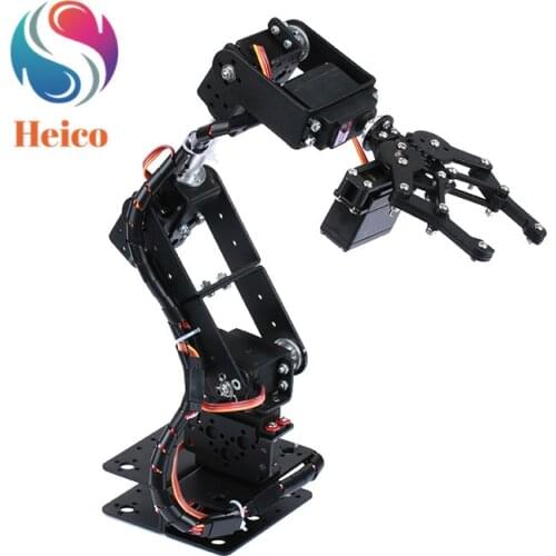 6DOF Robot Arm Metal Manipulator Mechanical Clamp Claw With MG996R Remote Control for Arduino DIY RC Model Teaching Platform