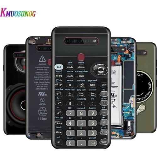 Battery Camera Calculator For LG K22 K71 K61 K51S K41S K30 K20 2019 Q60 V60 V50S V50 V40 V35 V30 G8 G8S G8X ThinQ Phone Case