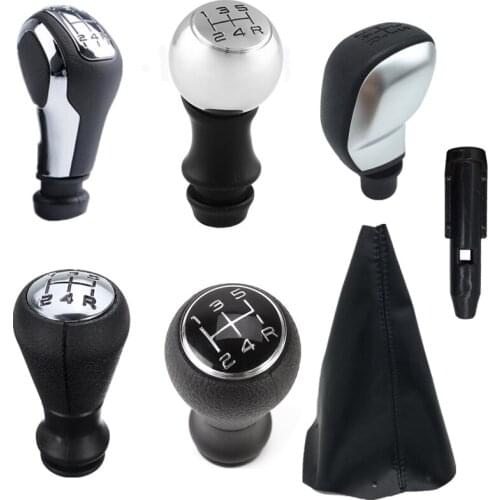 Gear Shift Knob Boot Case For CITROEN C1 C3 C4 / For PEUGEOT 106 107 205 206 207 306 307 308 309 405 406 407 508 605 607 806 807