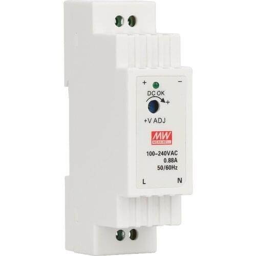 DR-15 15W Single Output 5V 12V 24V Din Rail Switching Power Supply