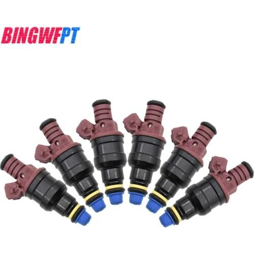 6PCS Fuel Injector Nozzle Bico 0280150431 High Performance For SAAB 9-3 900 9000 2.0L 2.3L I4 TURBO 94-01 0 280 150 431