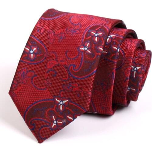 Groom Wedding Party Tie 2020 New Classic 7CM Wide Red Tie For Men High Quality Fashion Formal Neck Tie Gentlemen Business Ties