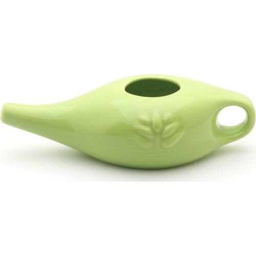 Ceramic Neti Pot Nose Washing Kit Yoga Professional Nasal Irrigator Nose Cleaning Pot Sinus Rhinitis Allergy Nose Cleaning Pot