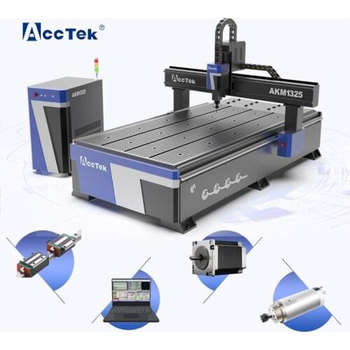 China New Machine 3 Axis Wood CNC Router 130*250cm with Servo Motor