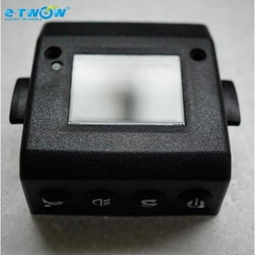 Display Cover With Button for E-TWOW 2 Electric Scooter Front Plastic Case Instrument Cover Parts