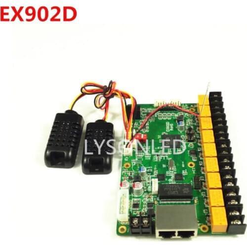 Linsn EX902D Multi-function LED Card Repalce linsn EX901 Multifunction Support Temperature Humidity Brightness Sensor