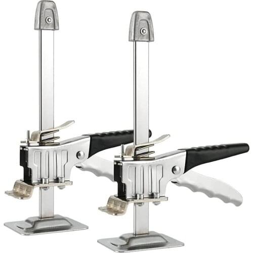 2Pcs Hand Tool Jack Set, Saving Arm for Positioning Adjustment of Gypsum Board Cabinets Doors,Wooden Floor