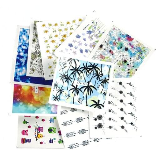 Nails Art Manicure Stickers Flowers Decals Nail Art Decoration Nail Decal Diy Transfer Stickers Decoration Nail Sticker