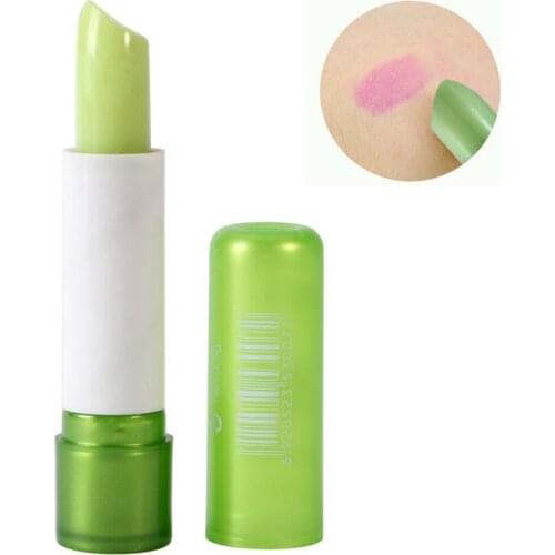 Natural aloe vera lip Balm magic color temperature color lipstick moisture anti-aging protection lips makeup lip balm