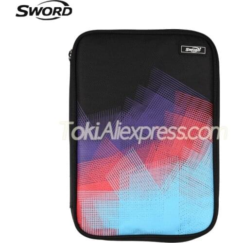 Original SWORD Professional Table Tennis Bag (Double layer, Big Capacity) Square Ping Pong Bat Case for Racket Paddle