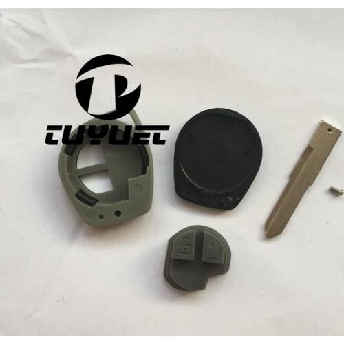 Blank Remote Key Shell Case For Suzuki SX4 Swift Liana 2 Buttons Car Key Cover