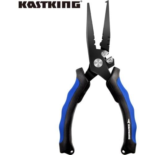 KastKing Intimidator Fishing Pliers Wire Cutter for Cutting Hooks Braid Cutters Crimper Hook Remover Fishing Gear PVC Handle