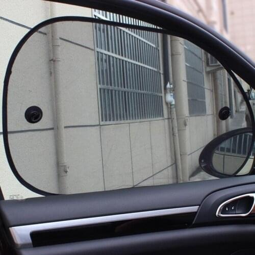 2pcs/Set Universal Car Side Window Sunshade Curtains Black Mesh Auto Windows Curtain Sun Visor Blinds Cover Car-Styling 65*38cm
