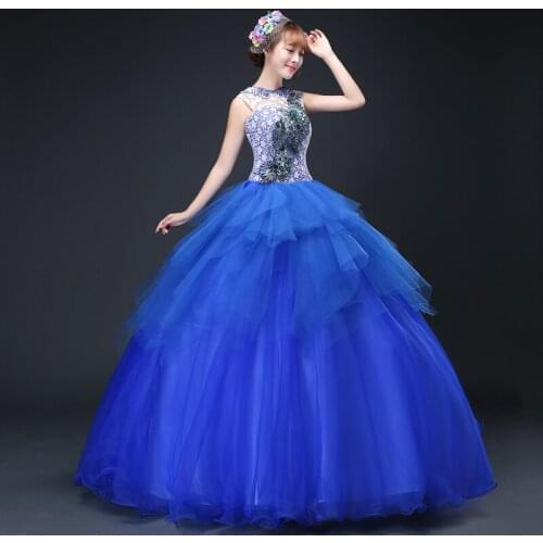 Blue embroidery ruffle sissi long medieval dress Renaissance Gown queen Costume Victorian Gothic Marie Antoinette/Colonial Belle