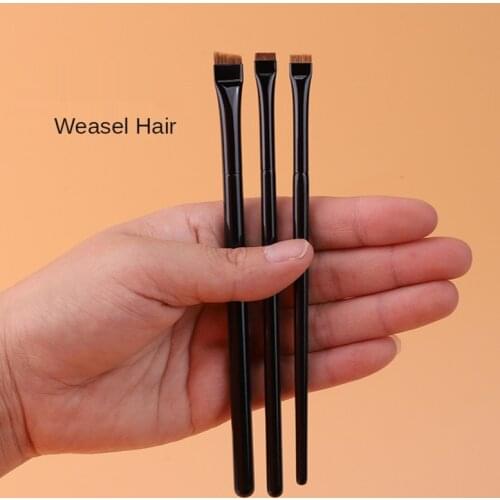 Angled Eyeliner Brush Fine Eyeliner Brush Liquid Gel Eyeliner Brush Thin Small Eyeliner Makeup Brusher Eyebrow Brush Makeup Tool