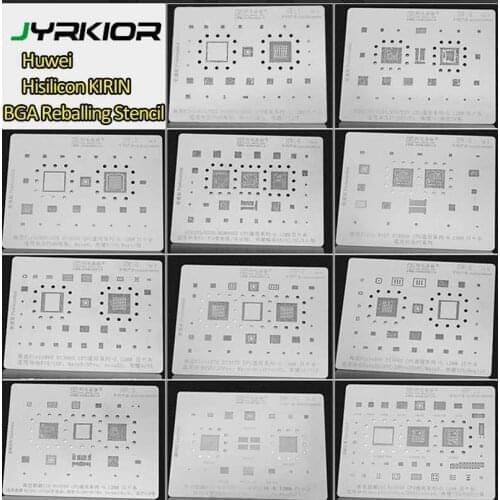 Amaoe Hisilicon Kirin Planting Tin Template For Huawei P9/P10 Lite/Mate 30 Pro/P40 Steel Mesh BGA Reballing Stencil