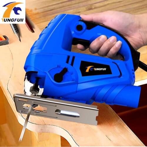 Tungfull Electric jig saw Household Chainsaw Multi-function Reciprocating Wood Wire Saws Mini Cutting Machine Woodworking Tools