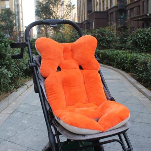 Winter Warm Baby Stroller Cushion Cover Universal Thick Pushchair Car Seat Mat Mattress Infant Stroller Accessories Pad 6 Colors