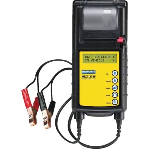 Midtronics Battery Tester Device with Printer 12V Automatic English for 12 V Automobile Batteries Rapid Testing in Seconds