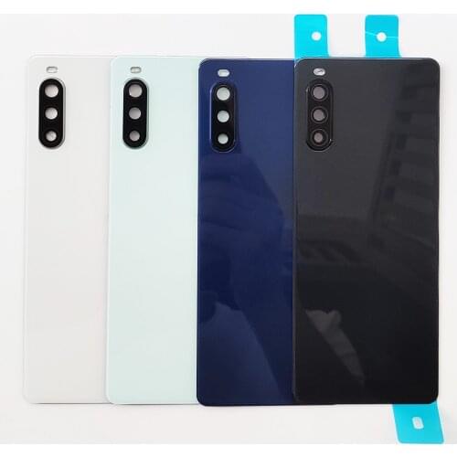 Xperia10 II Original Gorilla Glass Back Cover For Sony Xperia 10 II ,Back Door Replacement Hard Battery Case, Rear Housing Cover