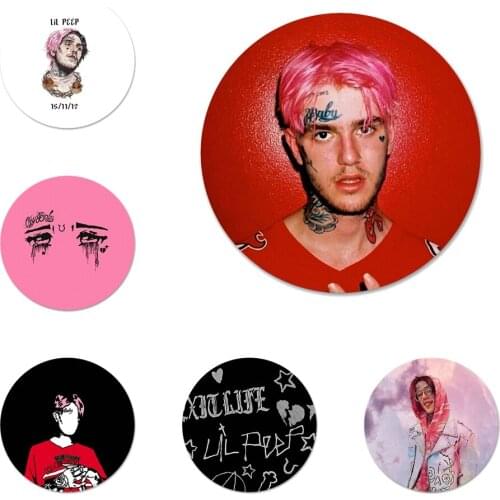 Lil Peep hellboy Cry Baby Icons Pins Badge Decoration Brooches Metal Badges For Backpack Decoration