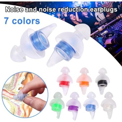1Pair Noise Cancelling Earplugs for Sleeping Study Concert Tree-Shape Anti-Noise Earplug Hearing Protection Silicone Ear Plugs