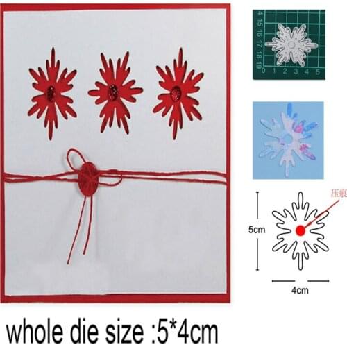 2020 New Christmas Snowflake Flower Metal Cutting Dies Stencils dies For dies Scrapbooking Paper Card Making Embossing Dies Cuts