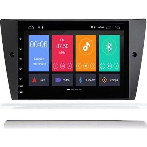 Android 10 4+64G 9"Touch Screen car gps navigation for bmw e90 E91 E92 GPS 3G Bluetooth Radio USBSteering wheel Free map Camera